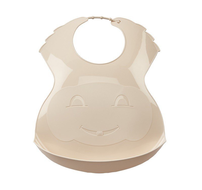 Thermobaby Baveta din plastic moale Sandy Brown