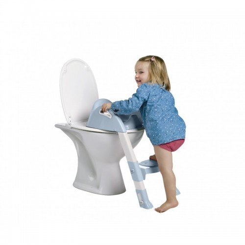 Thermobaby Reductor pentru toaleta cu scarita Kiddyloo Baby blue