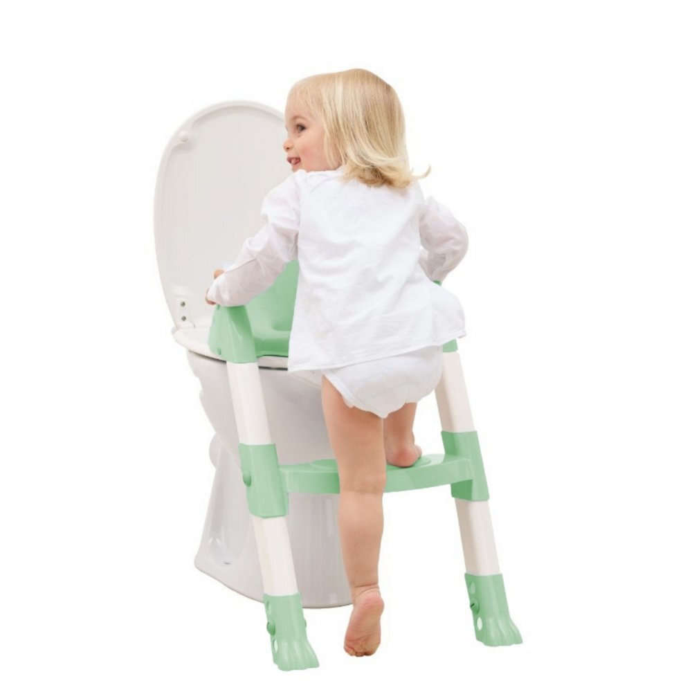 Thermobaby Reductor pentru toaleta cu scarita Kiddyloo Celadon green