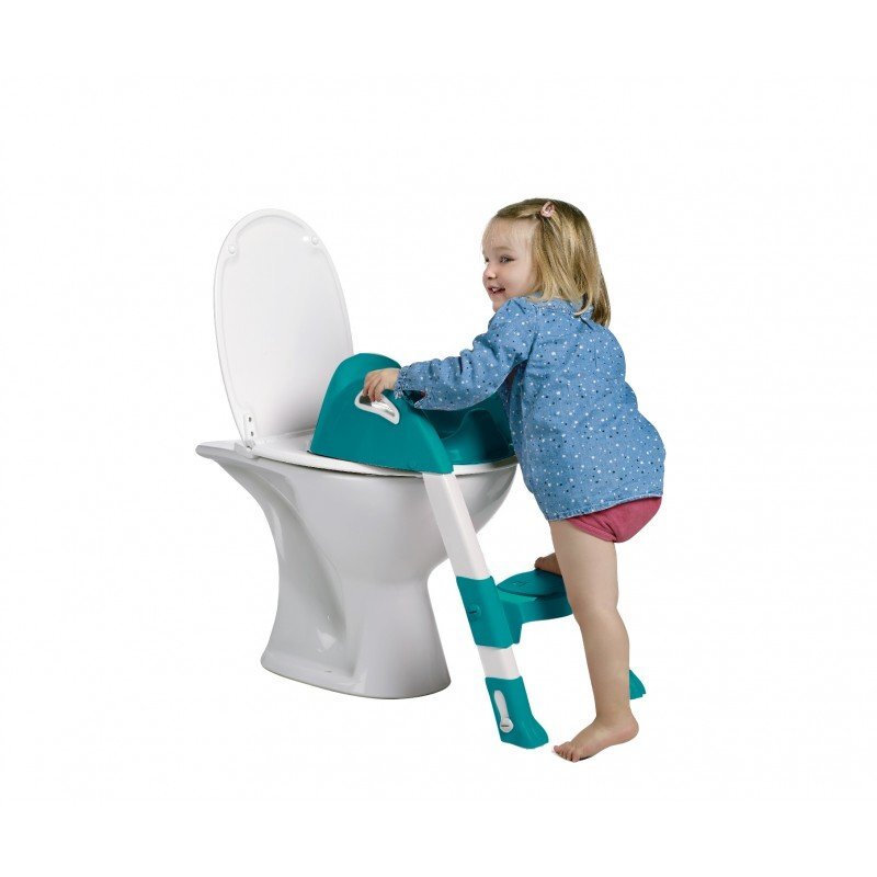 Thermobaby Reductor pentru toaleta cu scarita Kiddyloo Deep Peacock