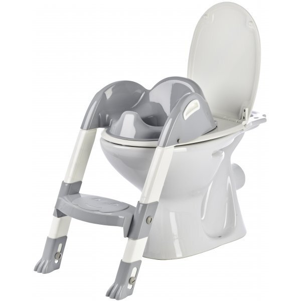 Thermobaby Reductor pentru toaleta cu scarita Kiddyloo Grey Charm