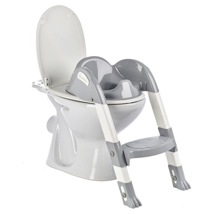 Thermobaby Reductor pentru toaleta cu scarita Kiddyloo Grey Charm