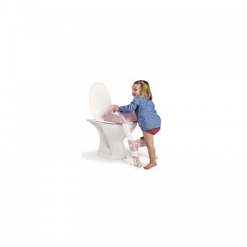 Thermobaby Reductor pentru toaleta cu scarita Kiddyloo Powder Pink