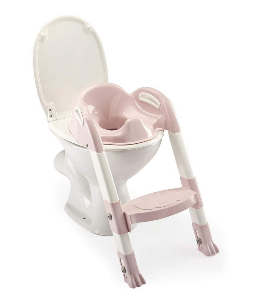 Thermobaby Reductor pentru toaleta cu scarita Kiddyloo Powder Pink