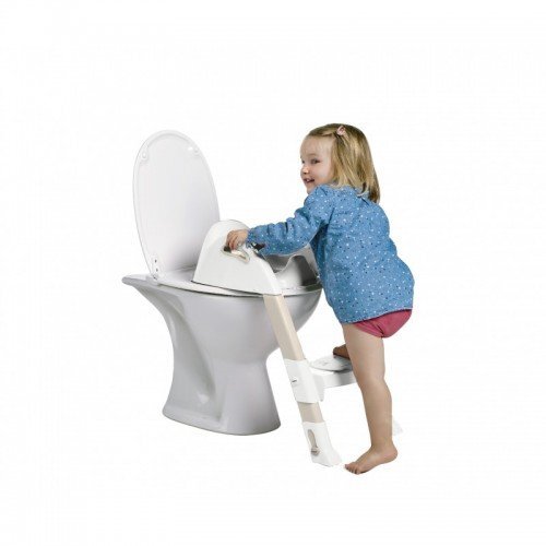 Thermobaby Reductor pentru toaleta cu scarita Kiddyloo White