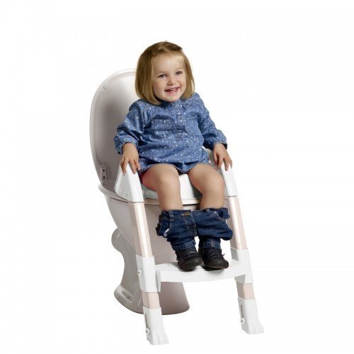 Thermobaby Reductor pentru toaleta cu scarita Kiddyloo White