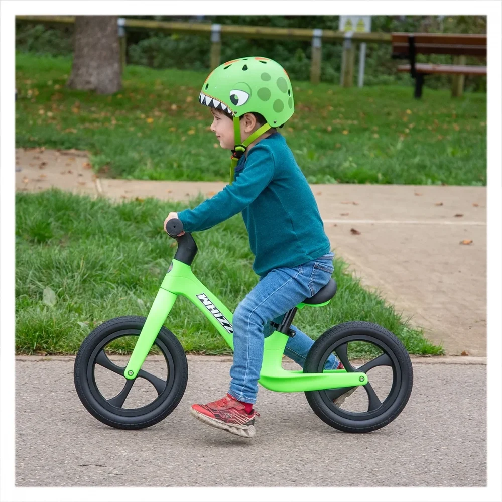 TickiT Bicicleta fara pedale Whizz Bike de echilibru sa reglabila greutate suportata 30 kg verde