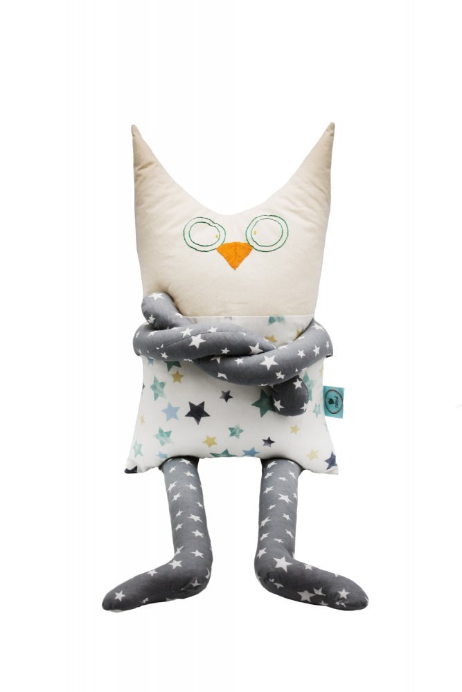 TIKNIK Papusa perna hand made pentru copii Bufnita Bobo 80 cm