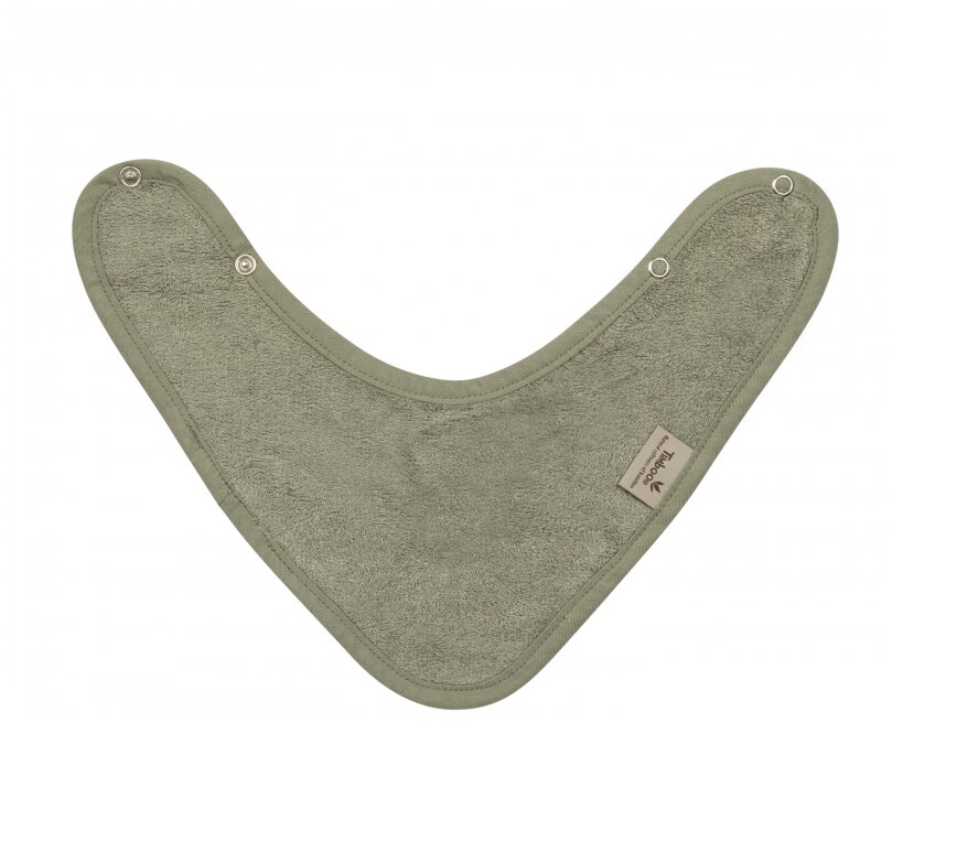 Timboo Baveta textila cu doua straturi tip bandana din bambus Whisper Green