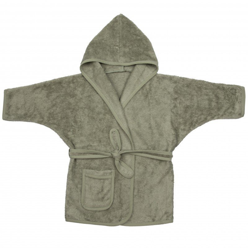 Timboo Halat de baie frotir din bambus pentru copii 2-4 ani Whisper Green