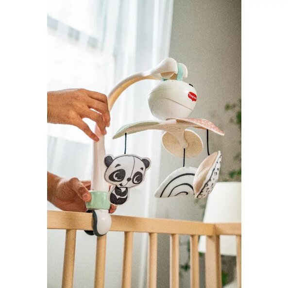 TINY LOVE Carusel Muzical Mobil Take Along Black White Decor
