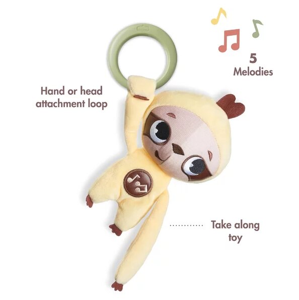 TINY LOVE Jucarie muzicala David The Sloth Boho Chic