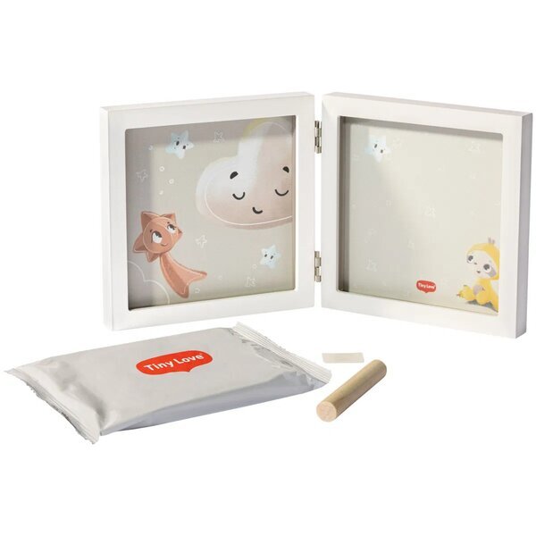 TINY LOVE Rama foto cu amprenta bebelus White
