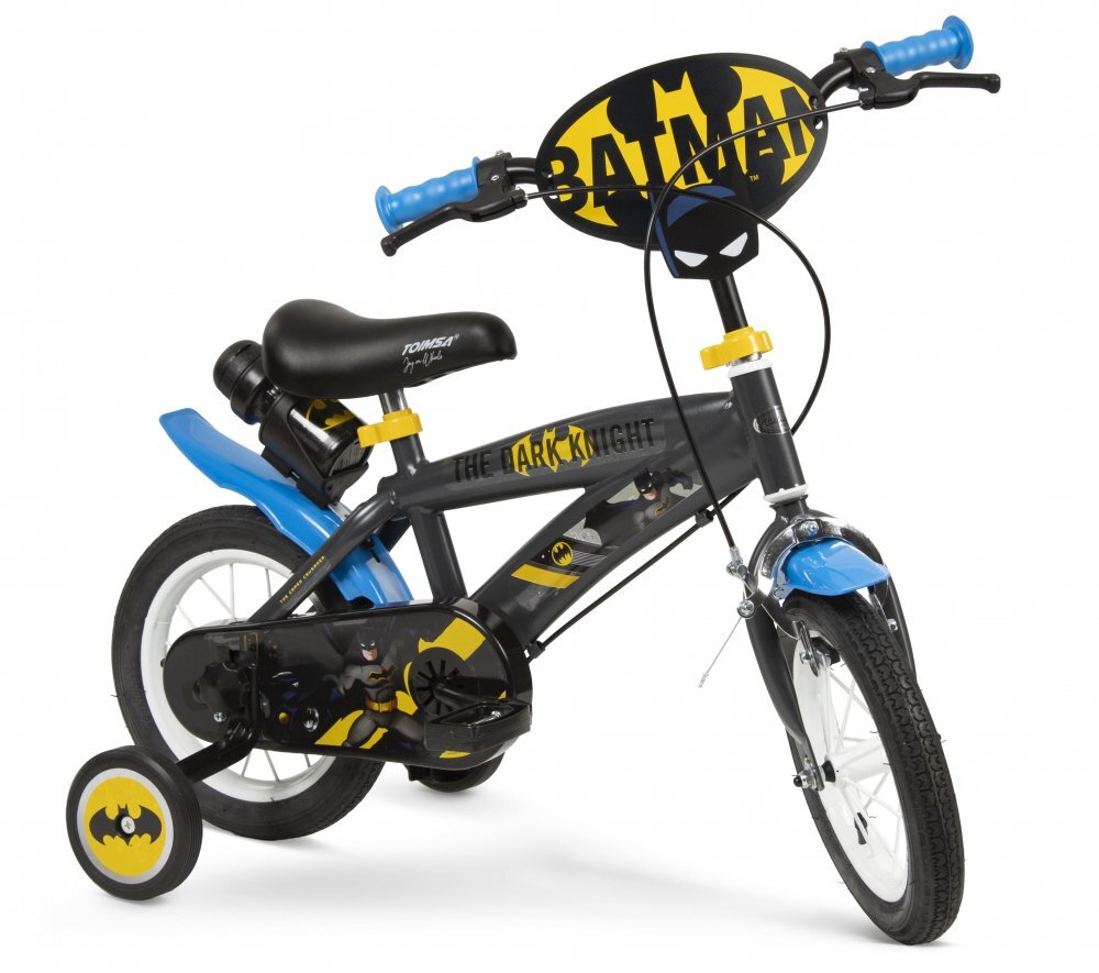 TOIMSA Bicicleta pentru copii Batman 12 inch inaltime utilizator 90-100 cm