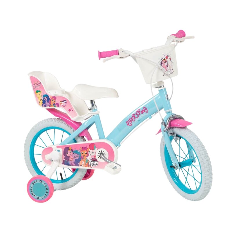 TOIMSA Bicicleta pentru fetite My little pony 14 inch inaltime recomandata 105-117 cm