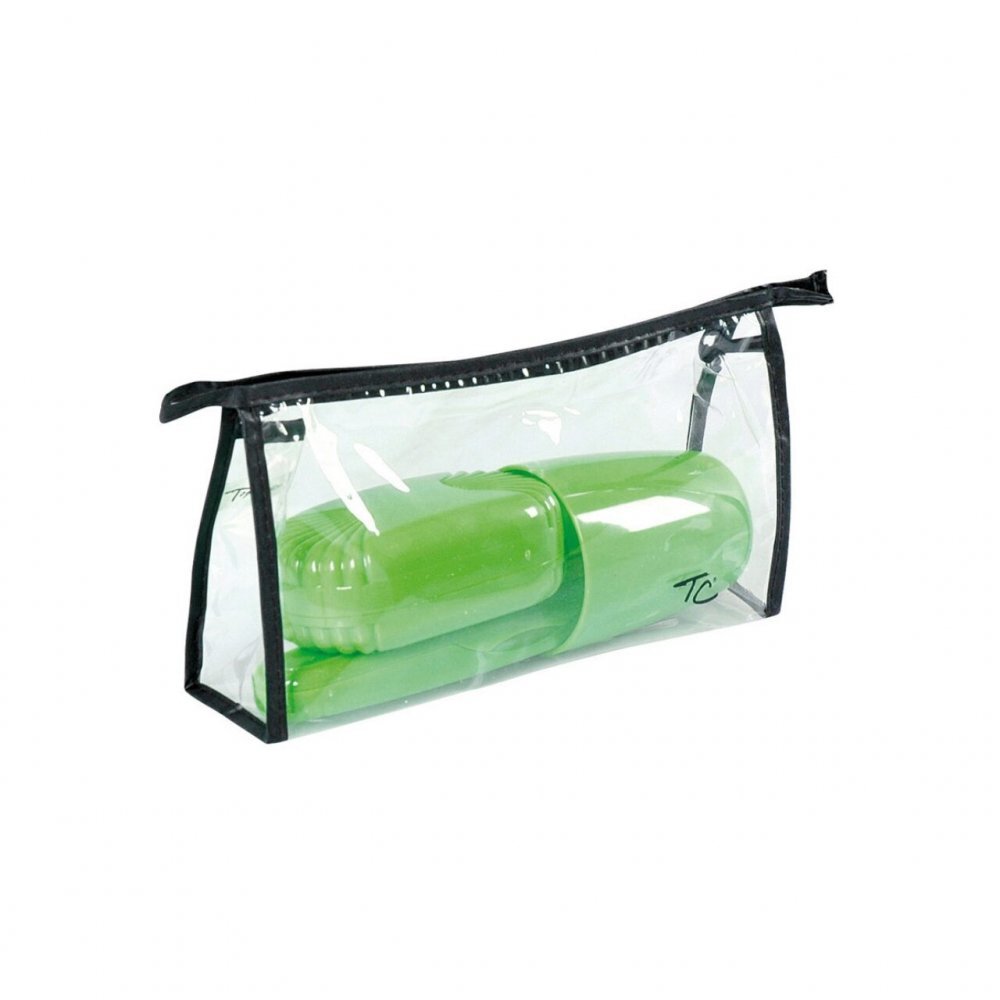 Top Choice Set articole de toaleta pentru voiaj in etui transparent