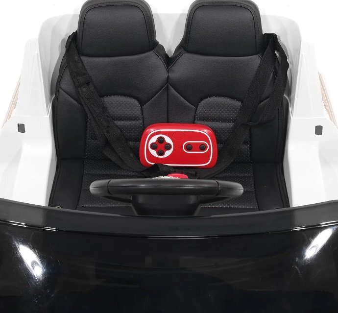 Toyota Masinuta electrica pentru copii Landcruiser Red cu roti EVA scaun din piele deschidere usi scaun piele si telecomanda