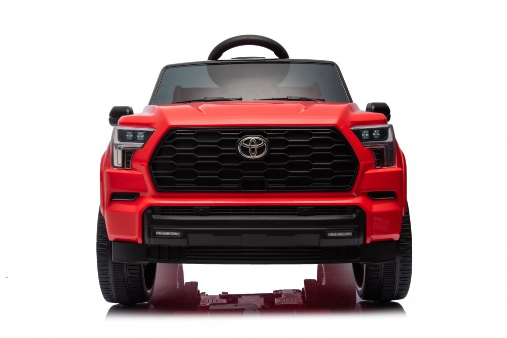 Toyota Masinuta electrica pentru copii Sequoia Red 50W cu telecomanda 2.4G si licenta Suspensii pornire la buton deschidere usi Slow start si lumini