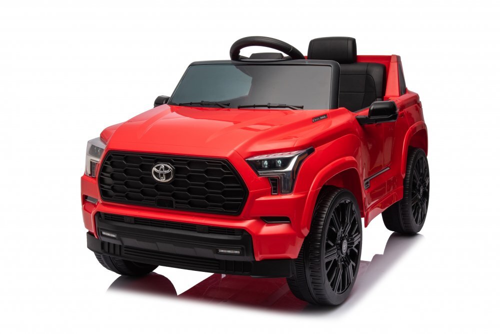 Toyota Masinuta electrica pentru copii Sequoia Red 50W cu telecomanda 2.4G si licenta Suspensii pornire la buton deschidere usi Slow start si lumini