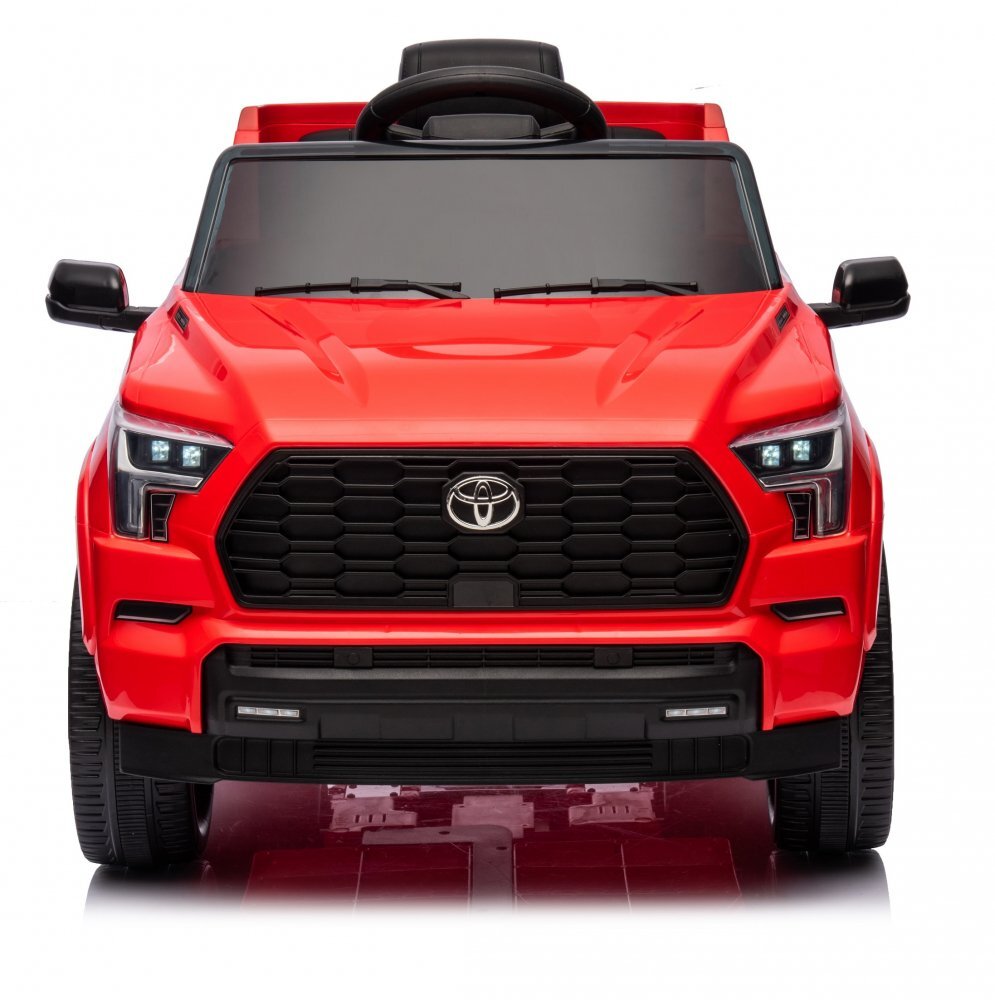 Toyota Masinuta electrica pentru copii Sequoia Red 50W cu telecomanda 2.4G si licenta Suspensii pornire la buton deschidere usi Slow start si lumini