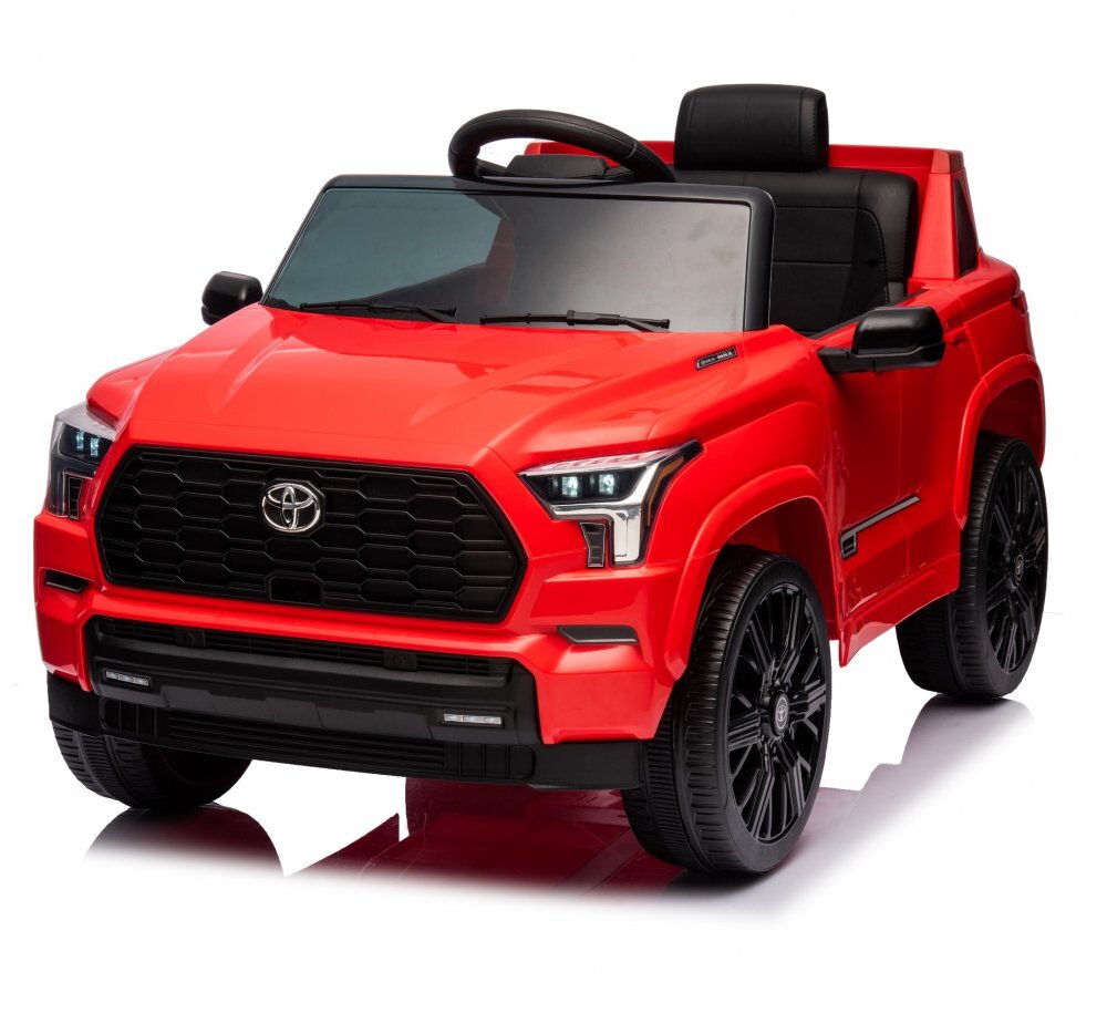 Toyota Masinuta electrica pentru copii Sequoia Red 50W cu telecomanda 2.4G si licenta Suspensii pornire la buton deschidere usi Slow start si lumini