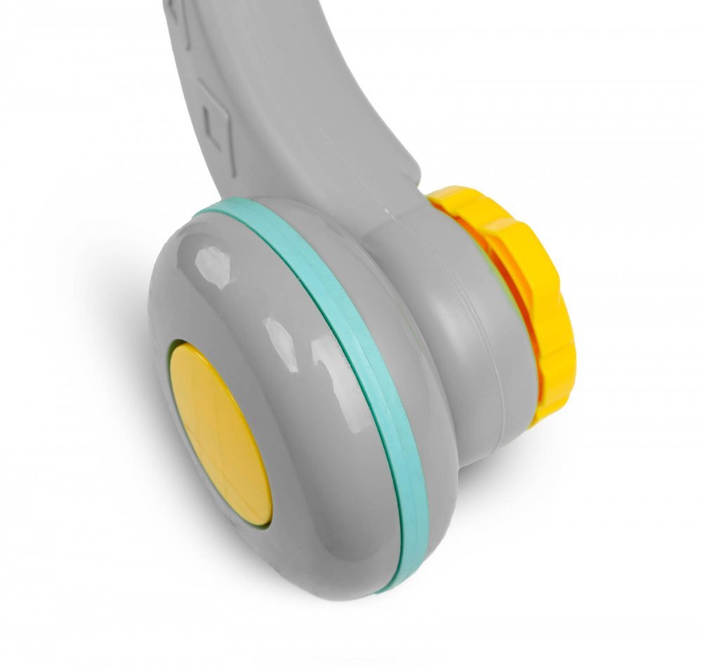 Toyz by Caretero Antepremergator muzical 2in1 transformabil in masuta cu activitati Toyz Spark Grey