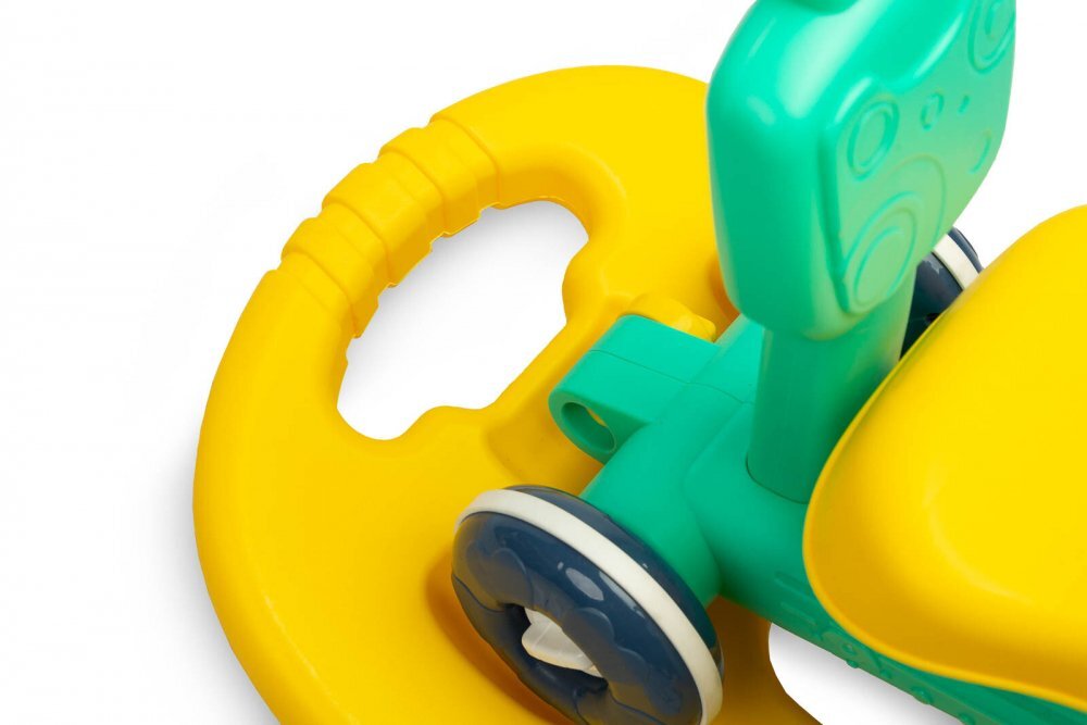 Toyz by Caretero Antepremergator transformabil in vehicul fara pedale multifunctional 5 in 1 cu muzica si lumini Toyz Turcoaz