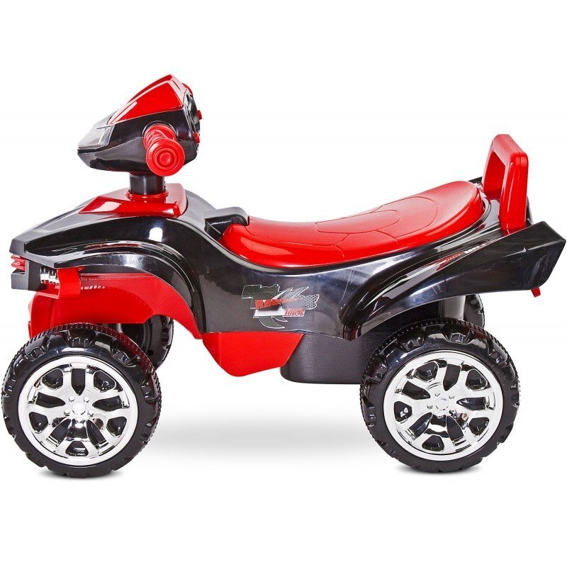 Toyz by Caretero Atv pentru copii fara pedale Toyz Mini Raptor Red cu melodii lumini si spatiu de depozitare sub scaun Inaltime scaun 24 cm de la 18 luni pana la greutatea maxima de 25 kg