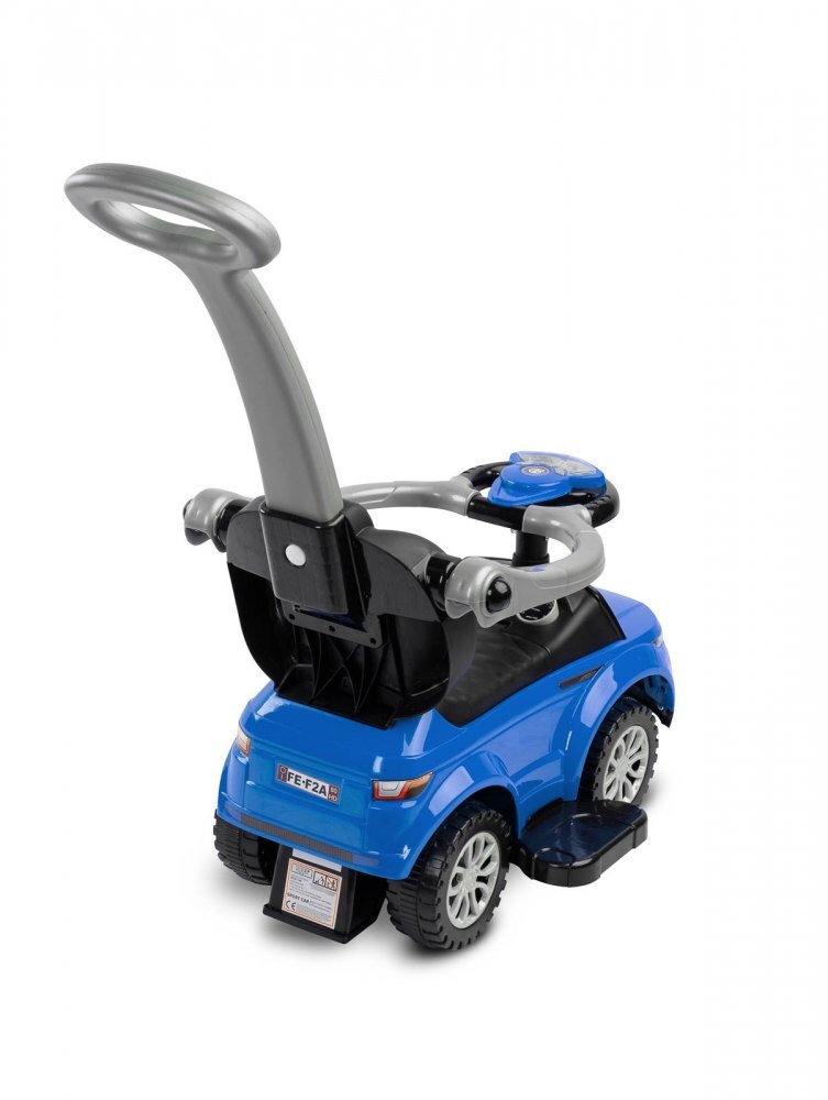 Toyz by Caretero Masinuta Ride On fara pedale 3in1 Toyz Sport Car Blue cu maner parentalbara de protectie detasabilavolan cu sunete si luminiSsatiu de depozitaresistem antirasturnareSpatar inaltsuport picioarerecomandata de la 12 luni