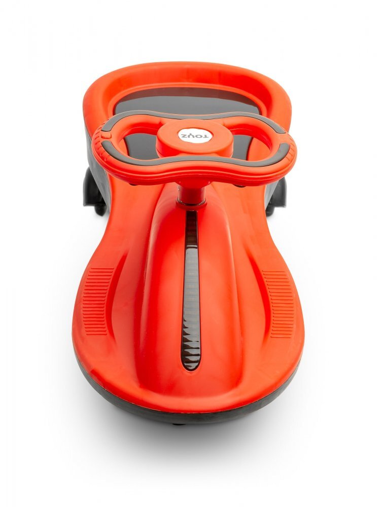 Toyz by Caretero PlasmaCar copii fara pedale Toyz Fiesta Red Ride-On gravitationala cu muzica si roti din cauciuc luminoase scaun ergonomic si spatios greutate maxima admisa 100 kg
