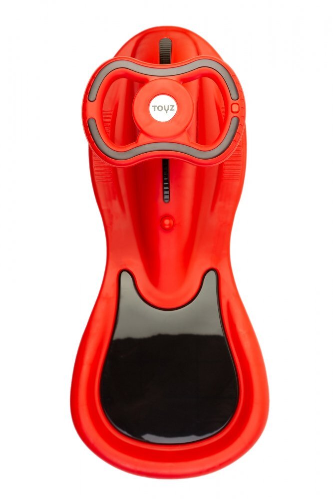 Toyz by Caretero PlasmaCar copii fara pedale Toyz Fiesta Red Ride-On gravitationala cu muzica si roti din cauciuc luminoase scaun ergonomic si spatios greutate maxima admisa 100 kg