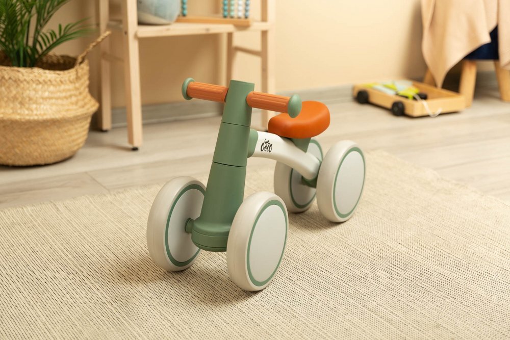 Toyz by Caretero Ride-On de echilibru pentru copii Toyz Otto Greenrecomandata intre 1-3 animanere ergonomicecadru metalic stabil si roti EVA