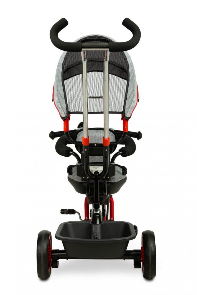 Toyz by Caretero Tricicleta multifunctionala pentru copii Toyz Buzz Red varsta 18luni+ greutate maxim admisa 25 kg suport picioare sonerie functie roata libera