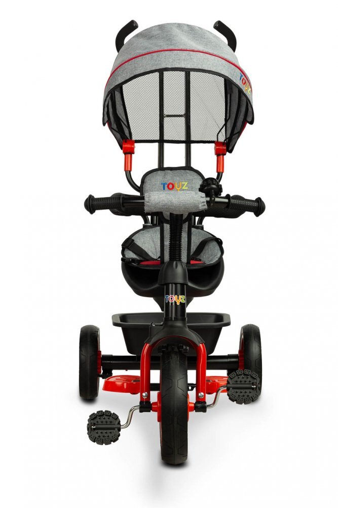 Toyz by Caretero Tricicleta multifunctionala pentru copii Toyz Buzz Red varsta 18luni+ greutate maxim admisa 25 kg suport picioare sonerie functie roata libera