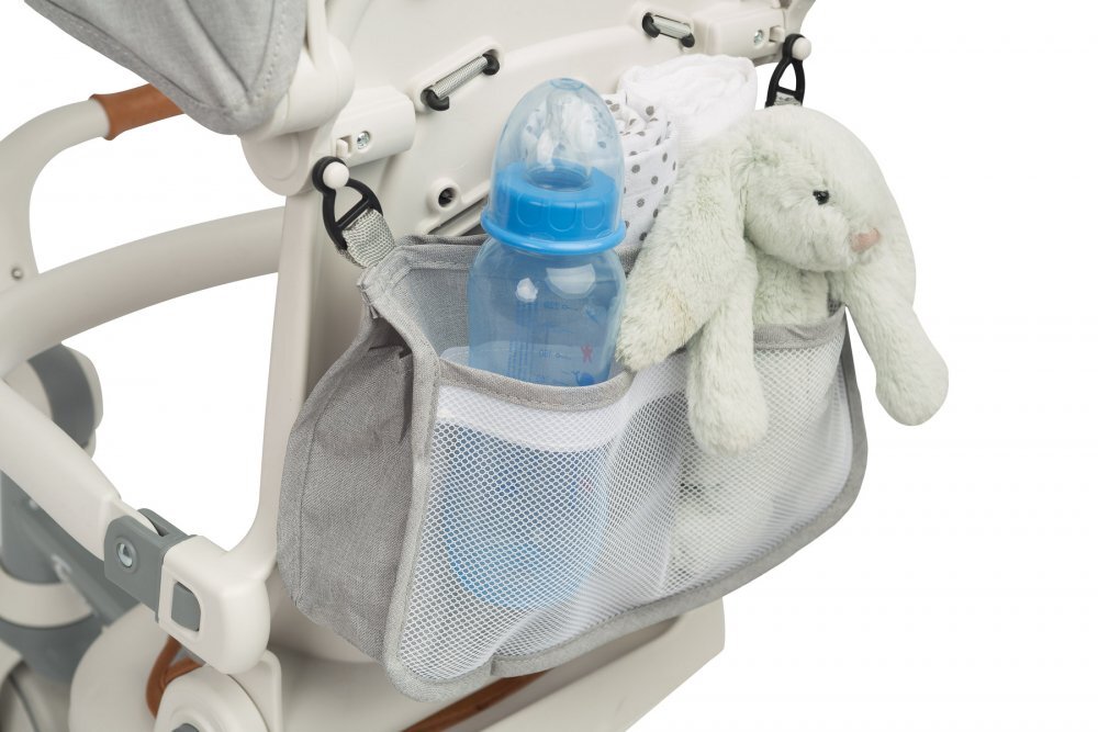 Toyz by Caretero Tricicleta pentru copii Toyz Faro Grey multifunctionalaultrapliabilaspatar reglabilscaun moale rotativ maner parinte detasabil si reglabil in 4 pozitiicenturi de sigurantaroti EVApedale detasabilegentuta inclusa