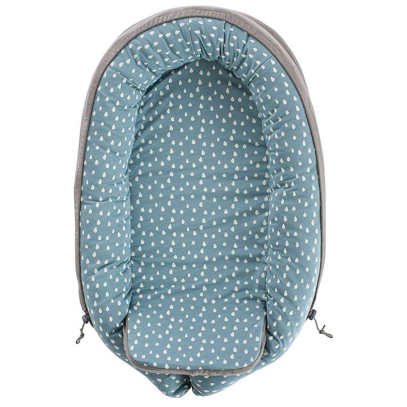 Traeumeland Cuib pentru bebelusi Drops Ocean Blue