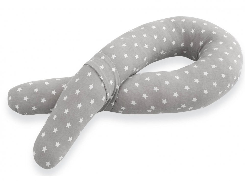 Traeumeland Perna pentru bebelusi Cuddly Nest Anthracite With White Stars