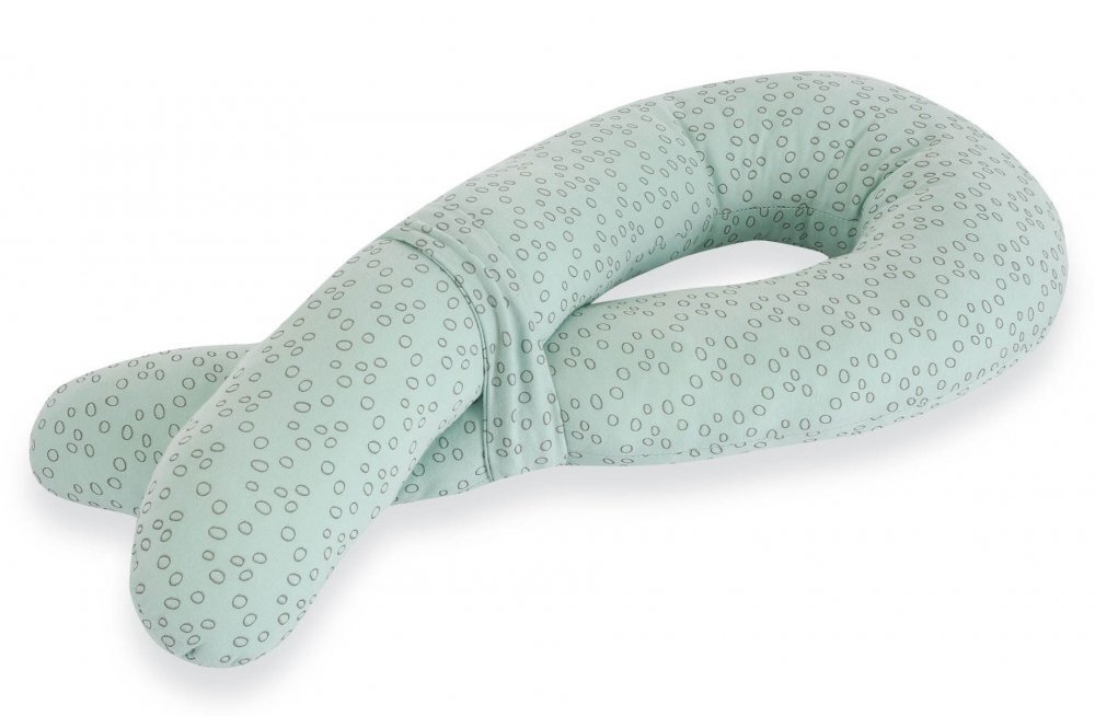 Traeumeland Perna pentru bebelusi Cuddly Nest Circles Mint