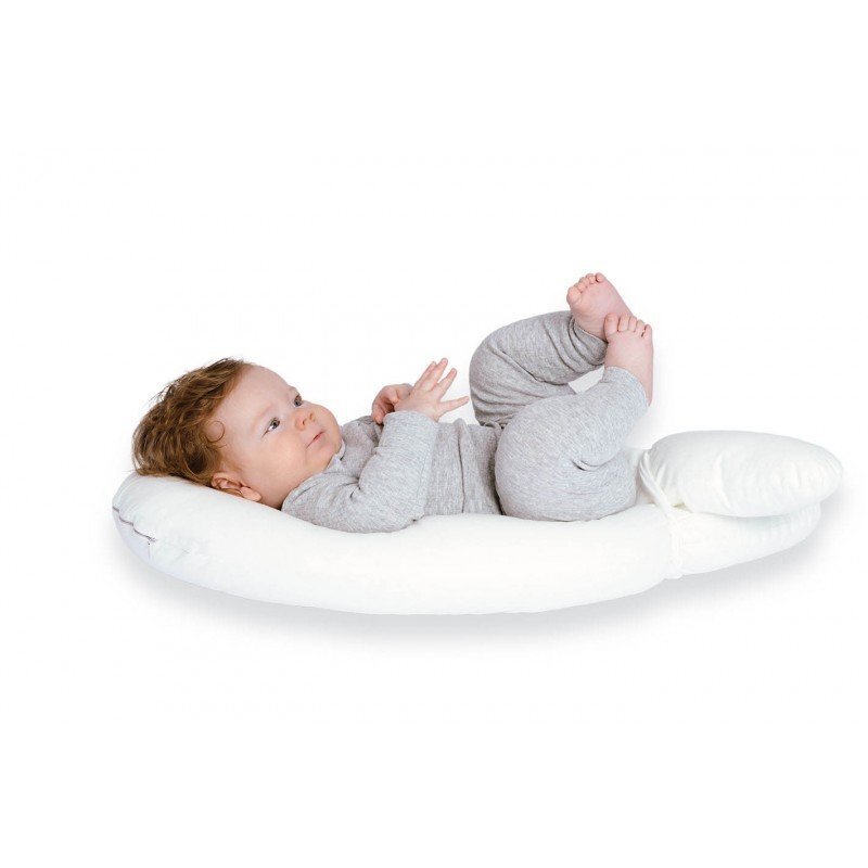 Traeumeland Perna pentru bebelusi Cuddly Nest Drops Ocean Blue