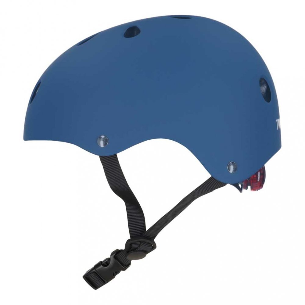 Trike Fix Casca de bicicleta pentru copii marime M (55-58 cm) lumina LED integrata si 11 orificii de ventilaie Blue