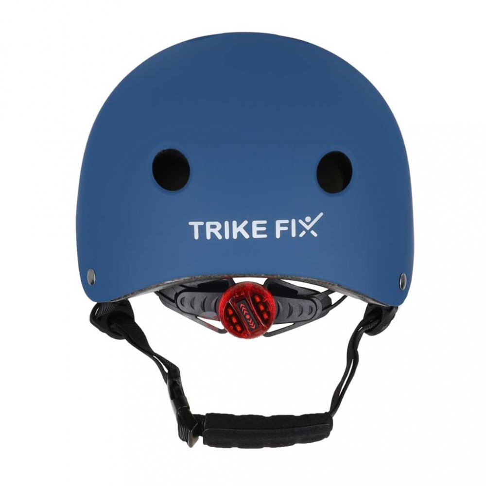 Trike Fix Casca de bicicleta pentru copii marime M (55-58 cm) lumina LED integrata si 11 orificii de ventilaie Blue