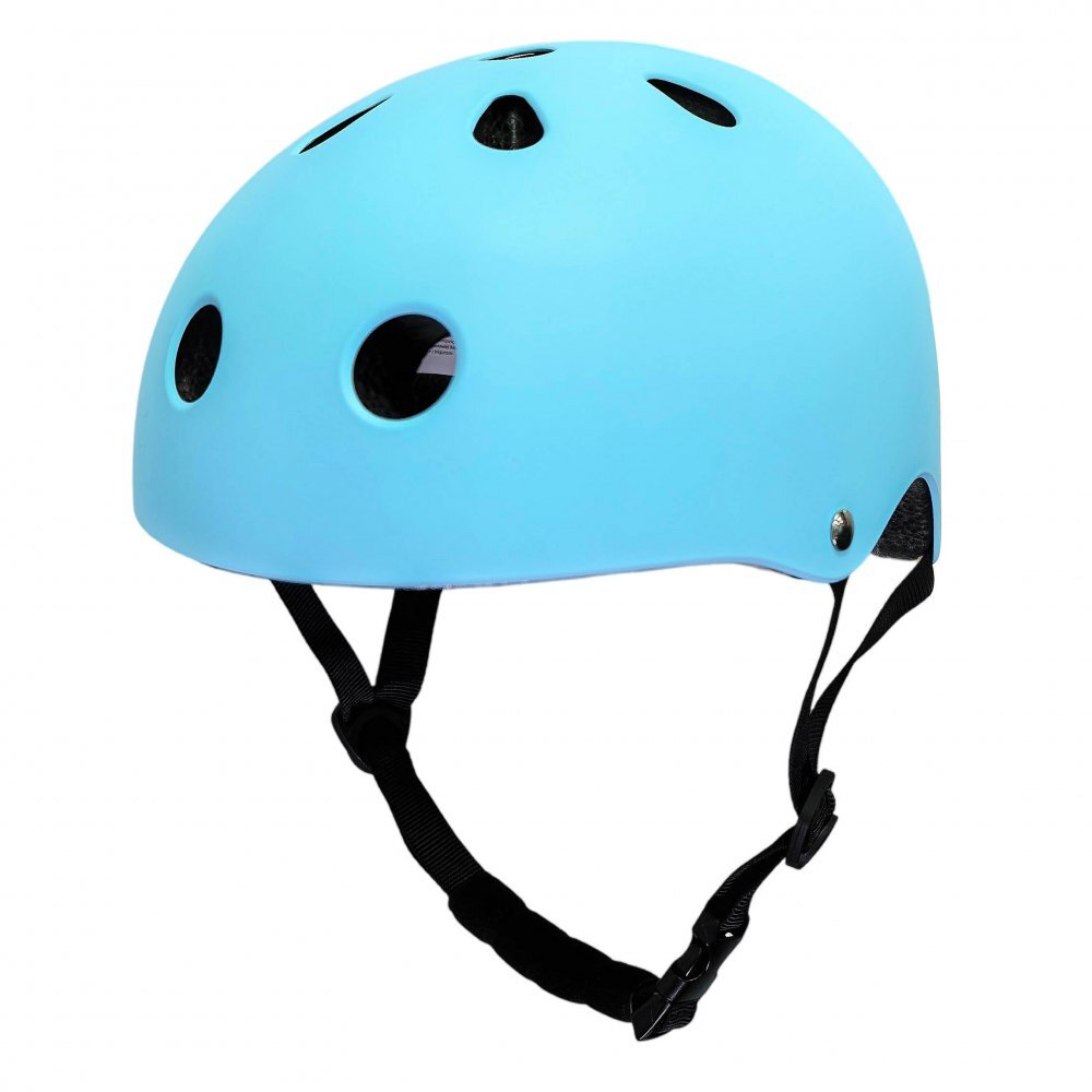 Trike Fix Casca de bicicleta pentru copii marime M (55-58 cm) lumina LED integrata si 11 orificii de ventilaie Light Blue