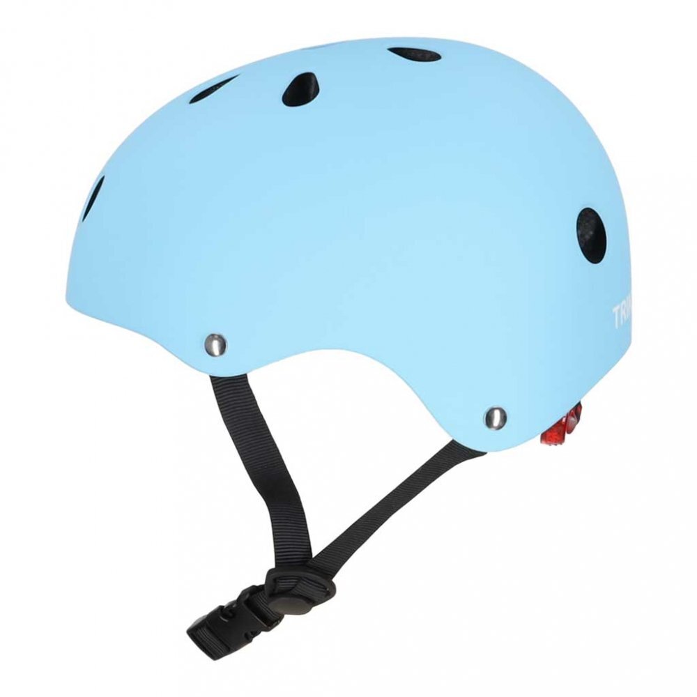 Trike Fix Casca de bicicleta pentru copii marime M (55-58 cm) lumina LED integrata si 11 orificii de ventilaie Light Blue