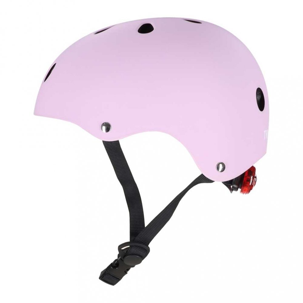 Trike Fix Casca de bicicleta pentru copii marime M (55-58 cm) lumina LED integrata si 11 orificii de ventilaie Violet