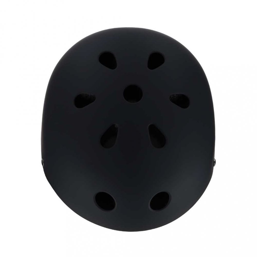 Trike Fix Casca de protectie pentru copii FIX S Black S (48-54 cm) reglabila cu lumina LED sistem de prindere 11 orificii de ventilatie