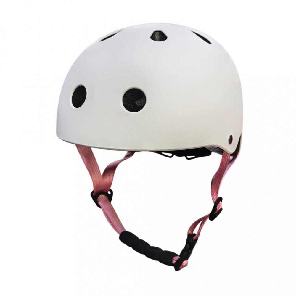 Trike Fix Casca de protectie pentru copii FIX S White S 48-54 cm reglabila cu lumina LED sistem de prindere 11 orificii de ventilatie