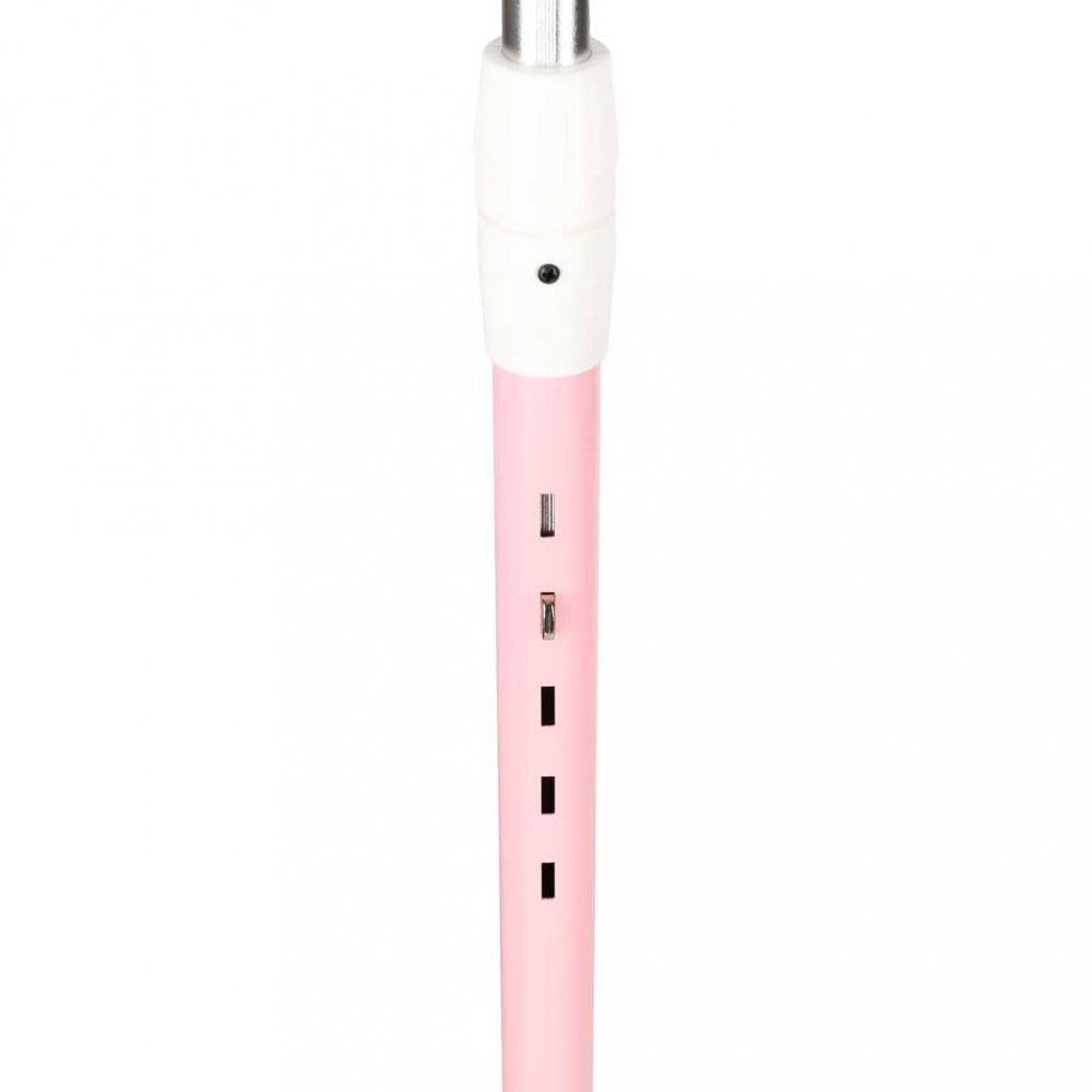 Trike Fix Trotineta pentru copii Pink cu ghidon ajustabil roti luminoase LED frana de mana si de picior capacitate maxima 100 kg