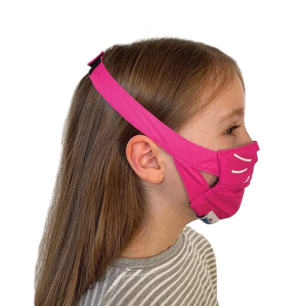 Trunki Set 2 masti faciale reutilizabile acoperitoare fata roz