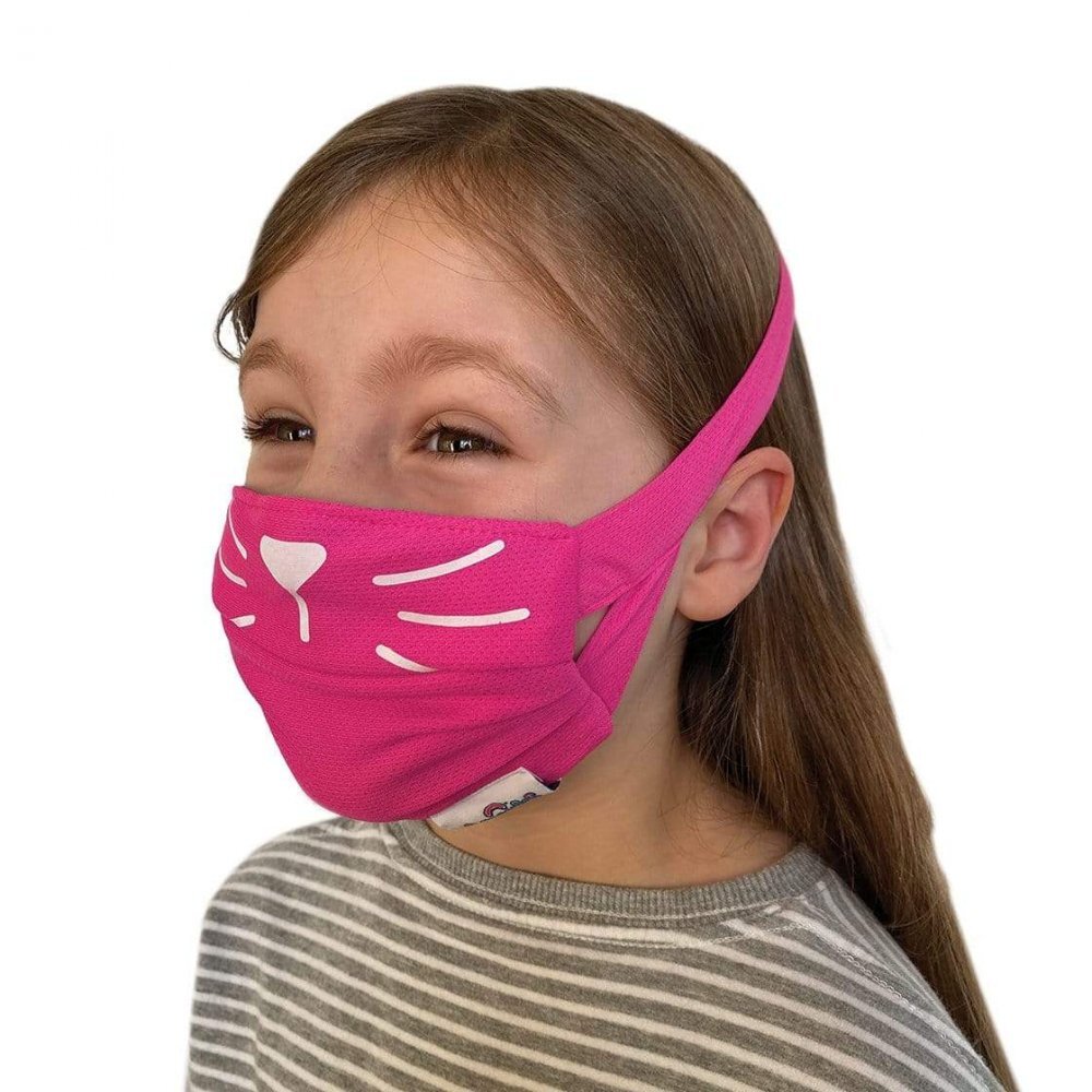 Trunki Set 2 masti faciale reutilizabile acoperitoare fata roz