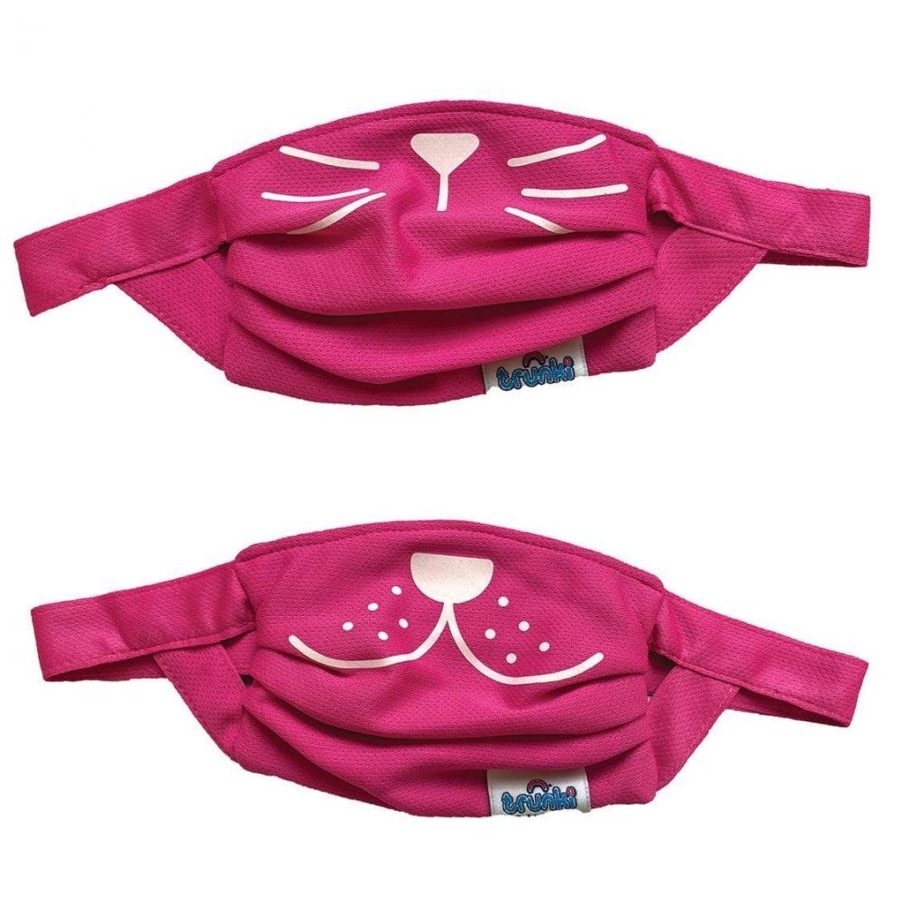 Trunki Set 2 masti faciale reutilizabile acoperitoare fata roz